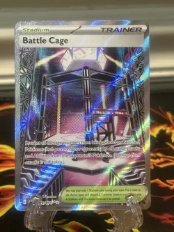 Battle Cage 116/094 Full Art Ultra Rare Phantasmal Flames Pokemon NM Pokemon TCG - Image 1