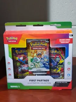 Pokemon TCG First Partner Illustration Collection - Series 1 - NEW SEALED - Image 1