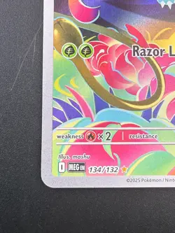 Pokemon TCG Ivysaur 134/132 Mega Evolution Illustration Rare NM - Image 5