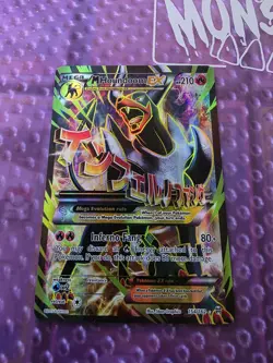 M Houndoom EX (Full Art) 154/162 Breakthrough Pokemon - Image 1