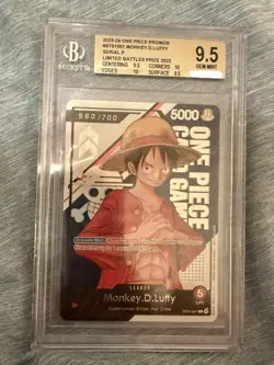 Monkey.D.Luffy - ST01-001 Serial Luffy /700 English- One Piece Card - Image 1