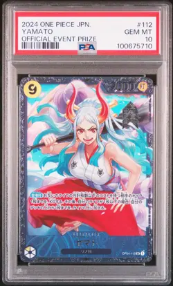 2024 ONE PIECE JAPANESE PROMOS | OFFICIAL EVENT PRIZE #112 YAMATO PSA 10 - Image 1