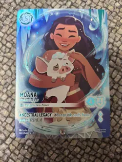 MOANA Curious Explorer ICONIC! Disney Lorcana WINTERSPELL 242/204 - Image 1