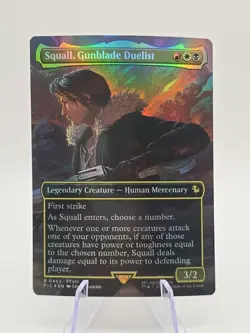 2025 Final Fantasy Mtg Squall, Gunblade Duelist 453 Extended Art Foil - Image 1