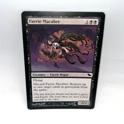 Faerie Macabre 66 Common Shadowmoor Magic: The Gathering Lightly Played - Image 1