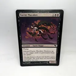 Faerie Macabre 66 Common Shadowmoor Magic: The Gathering Lightly Played - Image 1