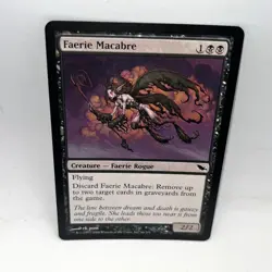 Faerie Macabre 66 Common Shadowmoor Magic: The Gathering Lightly Played - Image 1