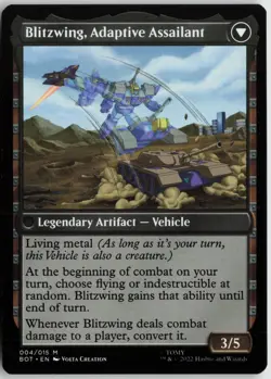 Blitzwing, Cruel Tormentor (4) - Universes Beyond: Transformers (BOT) - NM - Image 2