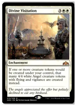 MTG Divine Visitation - Guilds of Ravnica Moderately Played English - Image 1