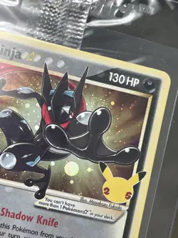 SEALED Greninja Gold Star SWSH144 Black Star Promos Celebrations Holo Pokemon NM - Image 2