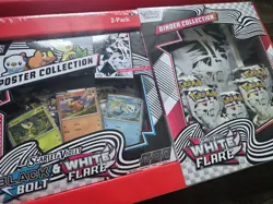 Pokemon Black Bolt and White Flare Binder + Poster Collection Sam's Club Bundles - Image 3