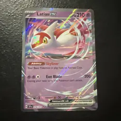 Pokemon Latias ex 076/191 Holo Double Rare Full Art Sv08 Surging Sparks English - Image 2
