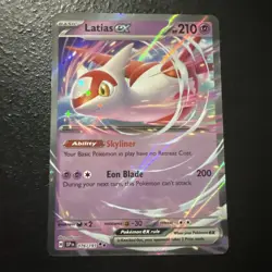 Pokemon Latias ex 076/191 Holo Double Rare Full Art Sv08 Surging Sparks English - Image 3