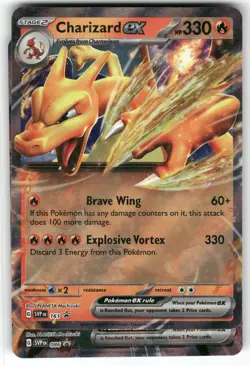 POKEMON CHARIZARD EX 161 HOLO PROMO SCARLET & VIOLET PROMO HOLO NM - Image 1