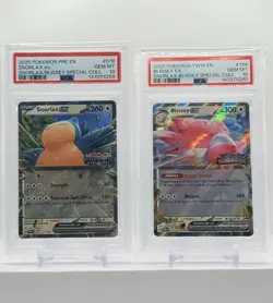 Pokemon STAMPED SNORLAX EX #076 & BLISSEY EX #134 both PSA 10 's - SEQUENTIAL # - Image 1