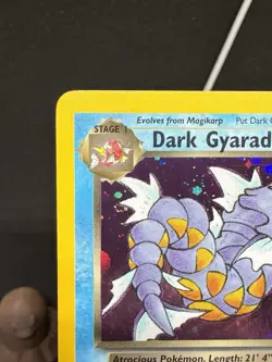 Pokemon Dark Gyarados Team Rocket Prerelease Holo Rare 8/82 LP - Image 3