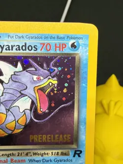 Pokemon Dark Gyarados Team Rocket Prerelease Holo Rare 8/82 LP - Image 4