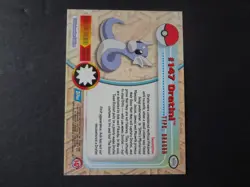 2000 Topps Pokemon Series 3 #147 Dratini Blue Logo 1st Edition TV Animation - Image 2