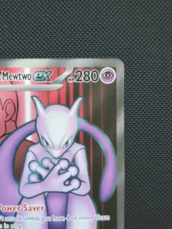 Team Rocket's Mewtwo ex 213/182 Ultra Rare SV10: Destined Rivals Pokemon Card NM - Image 4