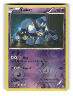 Golett 58/58 Common Dragons Exalted Reverse Holo Lightly Played - Image 1