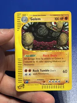 Golem 14/165 Expedition Holo Rare Pokemon Card – English - Image 1