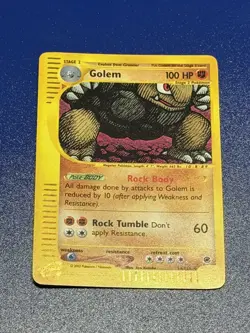 Golem 14/165 Expedition Holo Rare Pokemon Card – English - Image 2