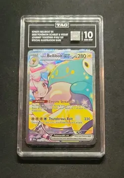 💎 Pokemon TAG 10 Iono’s Bellibolt EX Journey Together #183/159 SAR 4th highest - Image 4