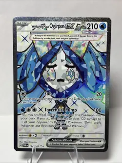 2024 Pokemon Twilight Masquerade Wellspring Mask Ogerpon ex #194/167 UR - Image 1