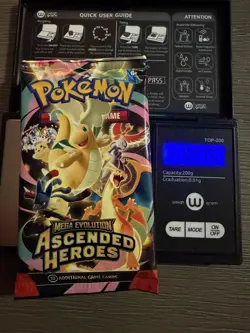 ULTRA HEAVY! 22.75g GOD PACKUU Ascended Heroes Pokemon TCG Booster (SEALED) - Image 1