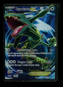 #3 Rayquaza EX 104/108 XY Roaring Skies 2015 Full Art Holo Rare Pokemon Card TCG - Image 1