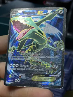 #3 Rayquaza EX 104/108 XY Roaring Skies 2015 Full Art Holo Rare Pokemon Card TCG - Image 5