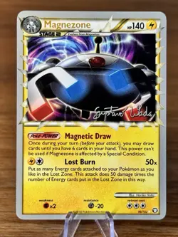 Pokemon TCG Magnezone 96/102 HS Triumphant World Championships 2011 Near Mint! - Image 1