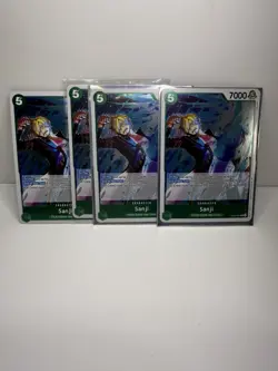 One Piece Card Game Sanji Play Set Of 4 Op13-027 - Image 1