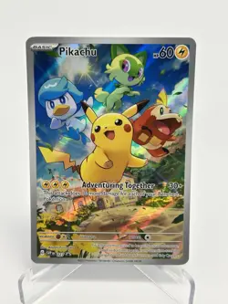 PIKACHU SVP 027 | Black Star Promo | Paldea Evolved | Pokemon TCG NM/M - Image 1
