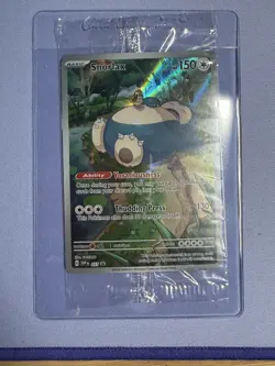 Snorlax SVP EN 051 Black Star Promo Scarlet & Violet Pokemon 151 Card - SEALED - Image 1