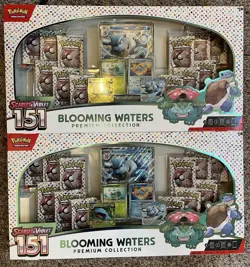 Pokemon 151 Blooming Waters Premium Collection | Lot Of Two | Factory Sealed New - Image 1