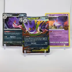 Pokemon TCG Gengar/Mega Gengar EX HOLO Lot of 3 Cards English - Image 1