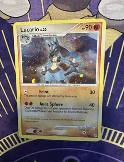 Pokemon Lucario 6/130 Diamond and Pearl Holo Rare Card - PL - Image 2