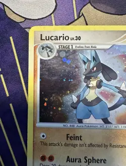 Pokemon Lucario 6/130 Diamond and Pearl Holo Rare Card - PL - Image 4