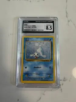 CGC Seel 41/102 base set unlimited 1999 pokemon card - Image 1
