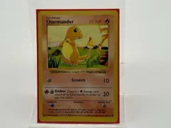 Pokemon TCG X6 Charmander Card 46/102 Common Shadowless Base Set - Image 2