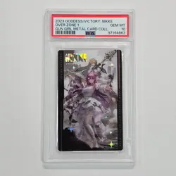 2023 Goddess Of Victory Nikke Gun Girl Metal Card Over Zone 1 PSA 10 GEM MT - Image 1