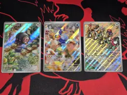 Pokemon Obsidian Flames Ar Card Lot Lechonk Cramorant Cyclizar - Image 2