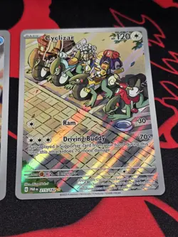 Pokemon Obsidian Flames Ar Card Lot Lechonk Cramorant Cyclizar - Image 5
