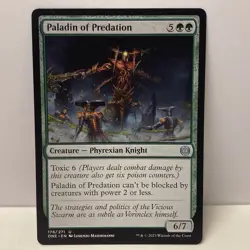 Paladin Of Predation (178) Phyrexia All Will Be One MTG Magic The Gathering - Image 1