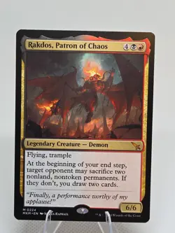 Rakdos, Patron of Chaos X1 MKM MTG Murders at Karlov Manor - Image 1