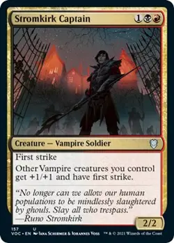 Stromkirk Captain Commander: Innistrad: Crimson Vow 157 NM MTG Magic The Gath... - Image 1