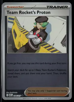 Team Rocket's Proton 208/217 ME: Ascended Heroes Pokemon Reverse Holo NM - Image 1