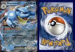 Blastoise ex 30/142 Double Rare Stellar Crown Pokemon Holo NM/M - Image 2