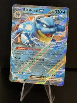 Blastoise ex 30/142 Double Rare Stellar Crown Pokemon Near Mint - Image 1